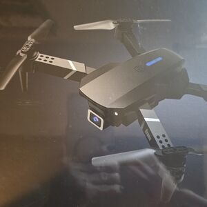 Foldable Black Drone with HD Camera - Unbranded